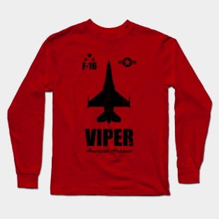 F-16 Viper (distressed) Long Sleeve T-Shirt